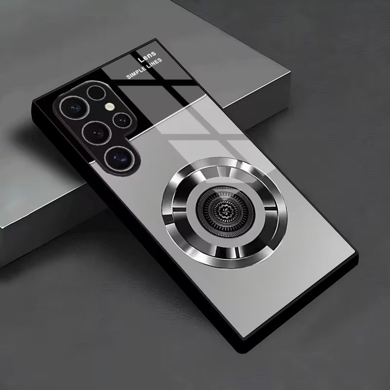 Trendy Patterned Glass Case