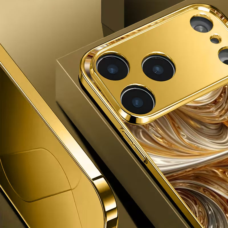 Luxurious Gold-Plated Case
