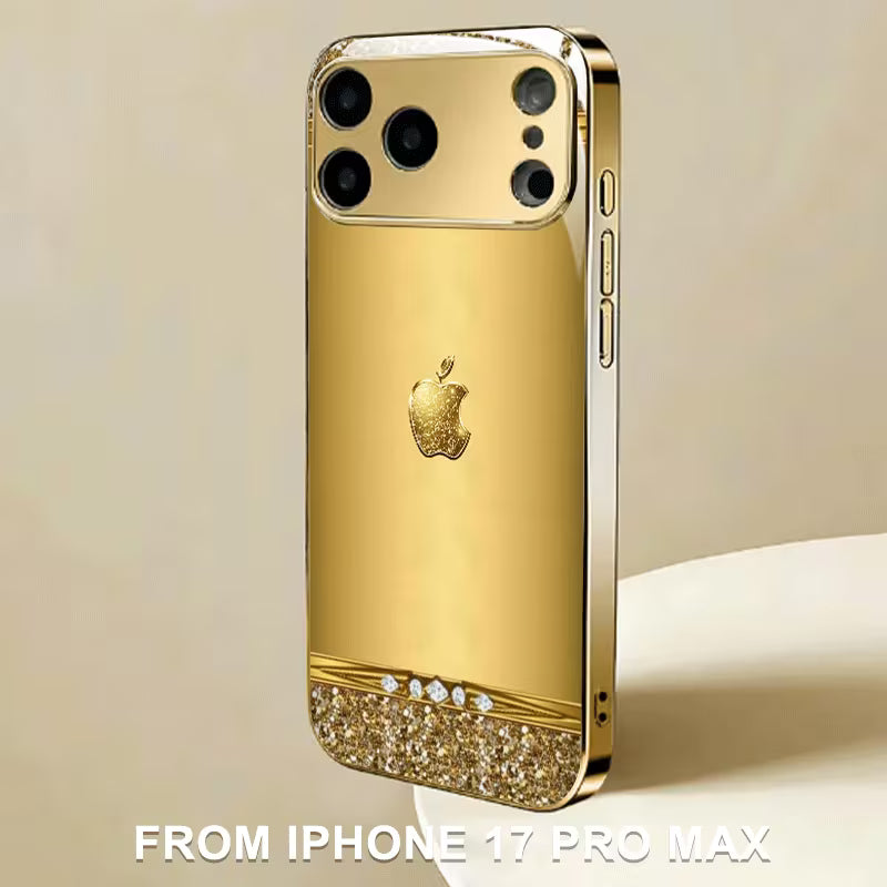 Gold Plated Case With Border Design