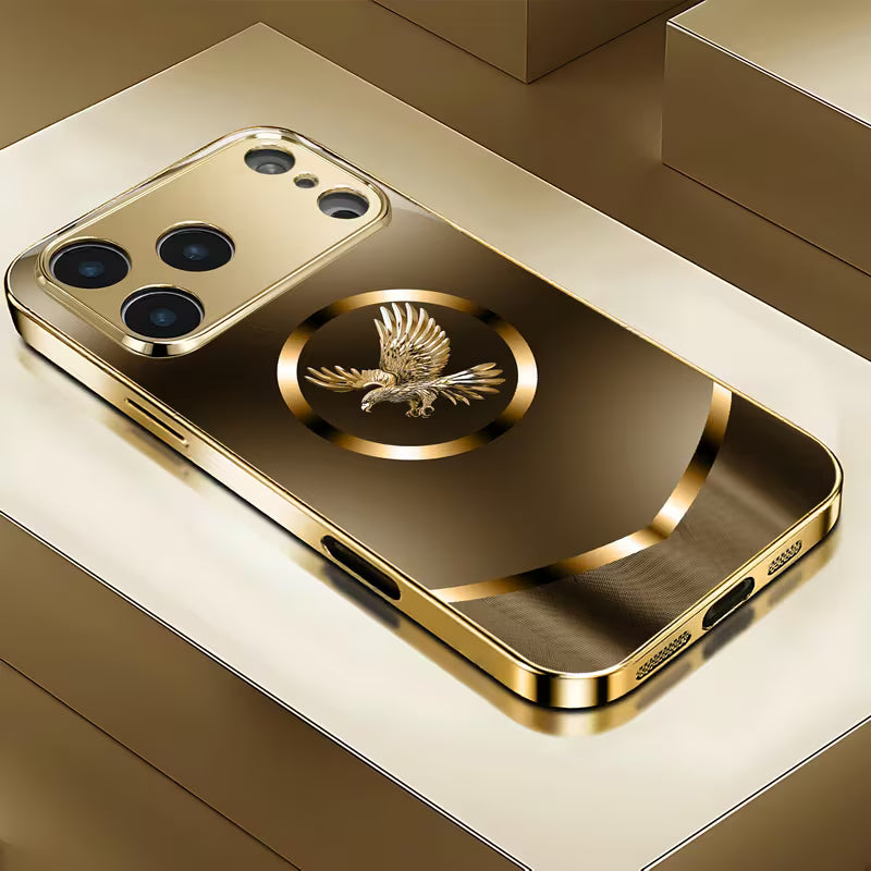 Eagle Pattern Electroplated Case