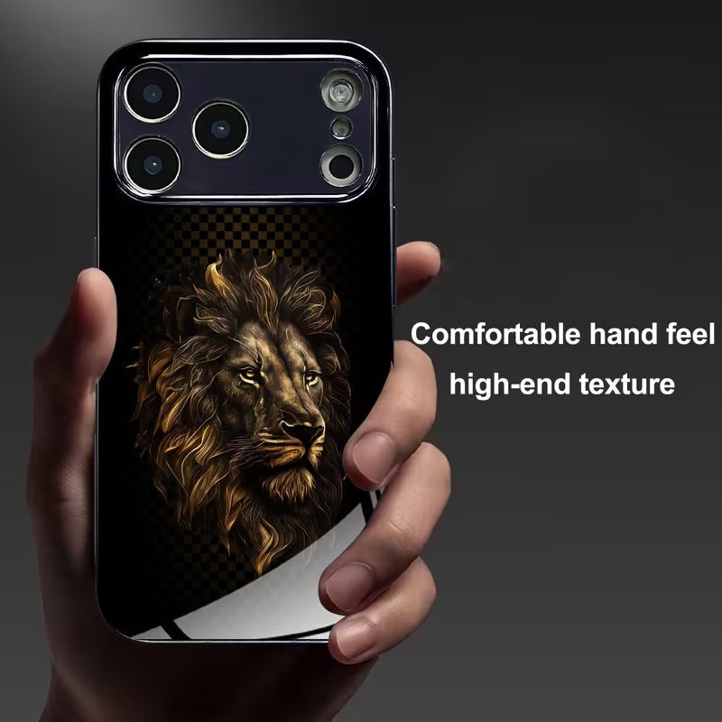 Vintage Lion Electroplated Case