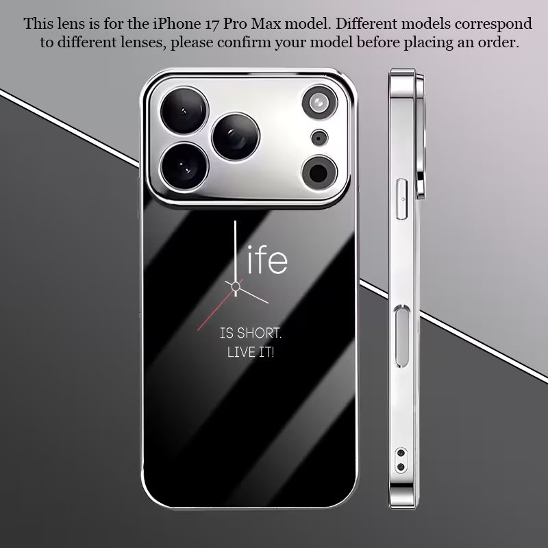 Clock Quote Patterned Case