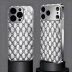 Leather Diamond-Patterned Case