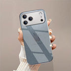 Premium Silvery Glass Case