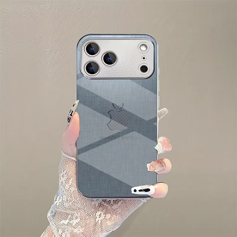 Premium Silvery Glass Case