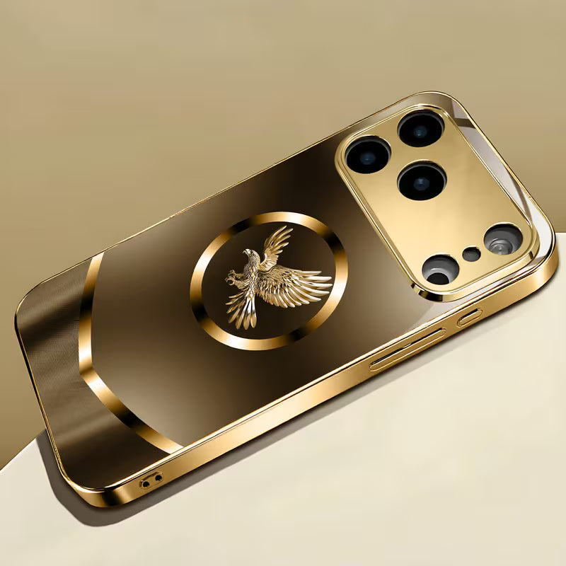 Eagle Pattern Electroplated Case