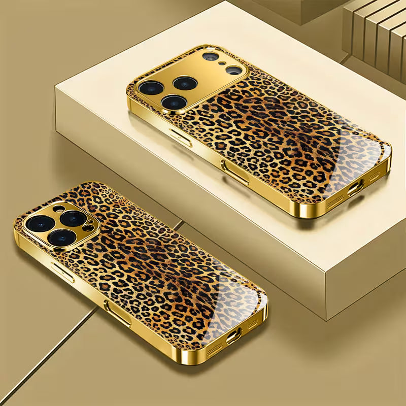 Premium Brown Leopard Print Case