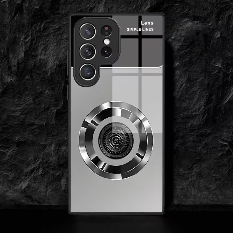 Trendy Patterned Glass Case