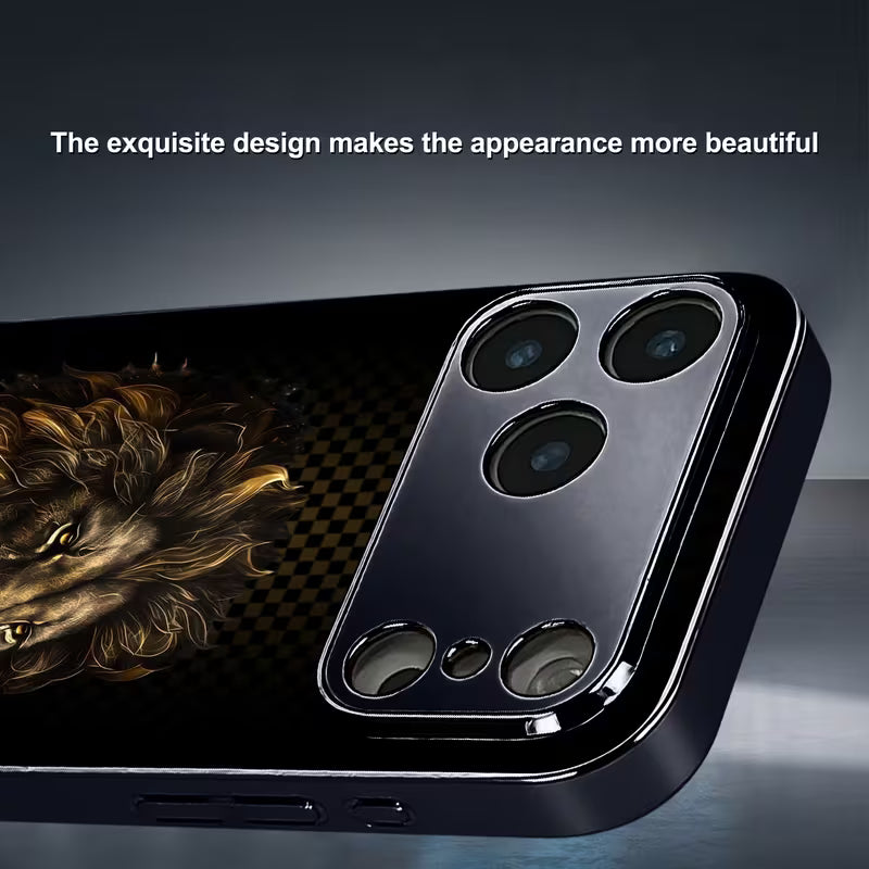 Vintage Lion Electroplated Case