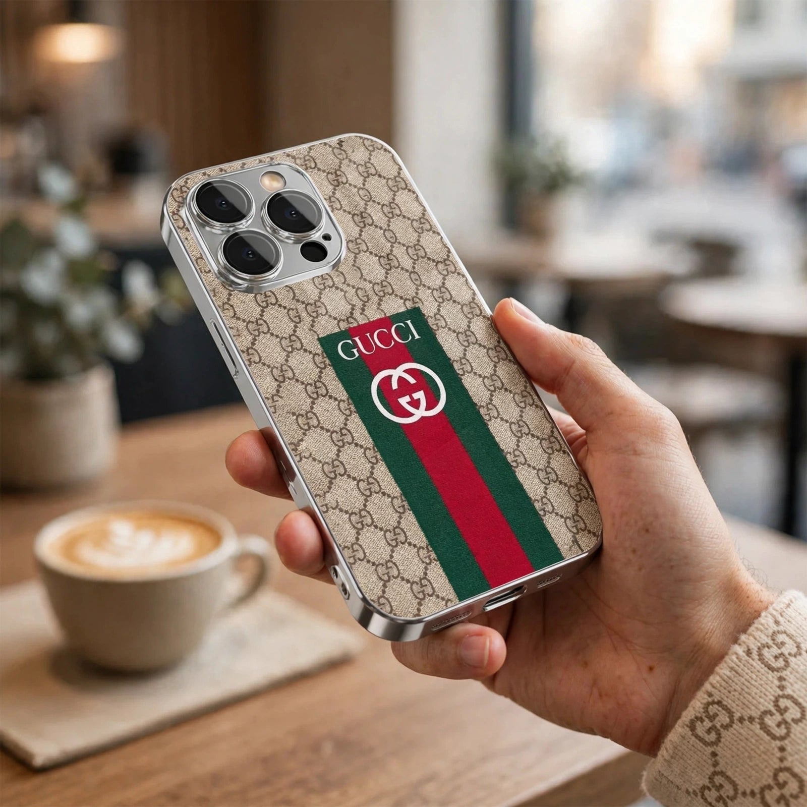 GG Pattern Monogram Case