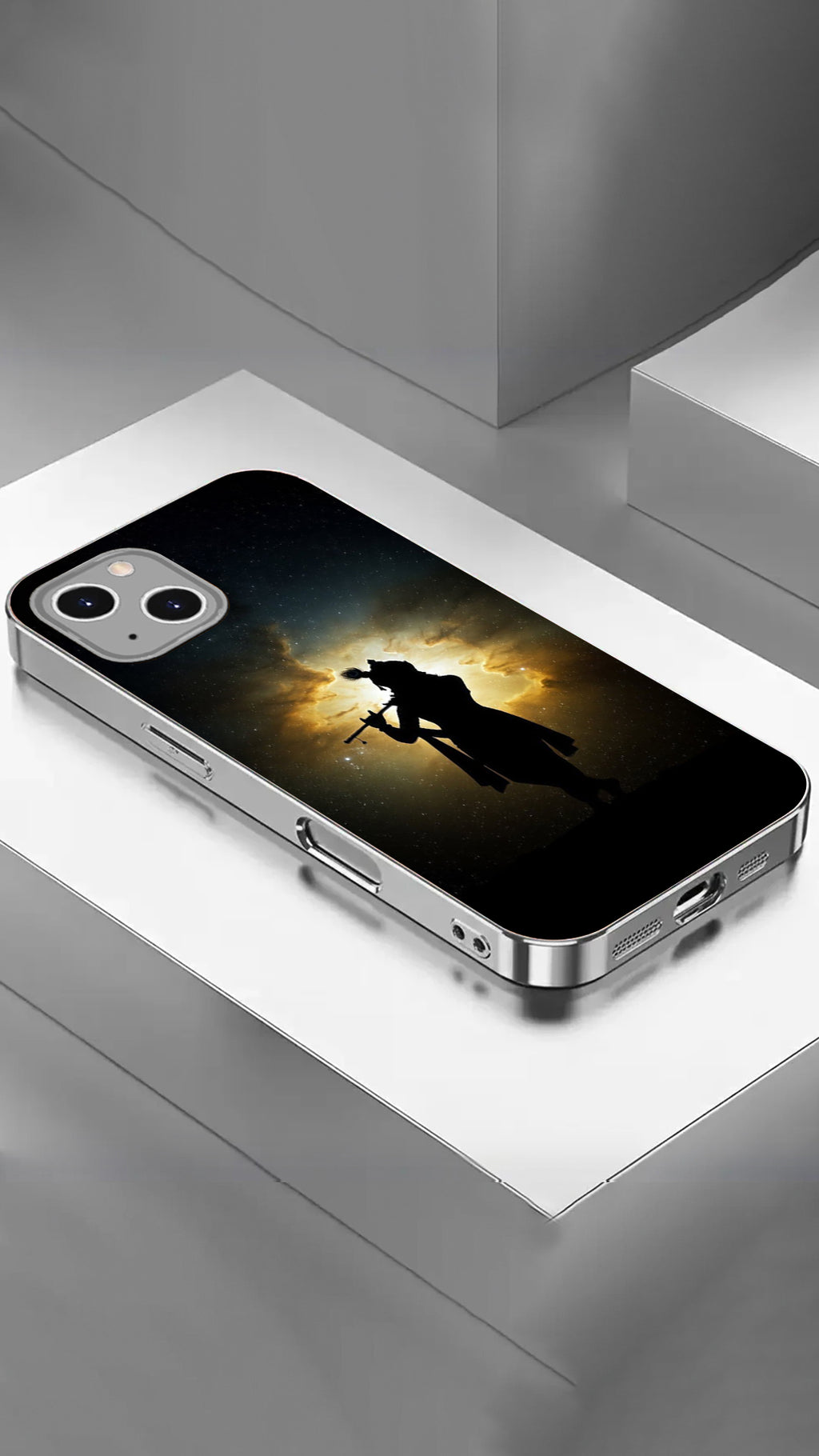 Celestial Krishna Silhouette Case