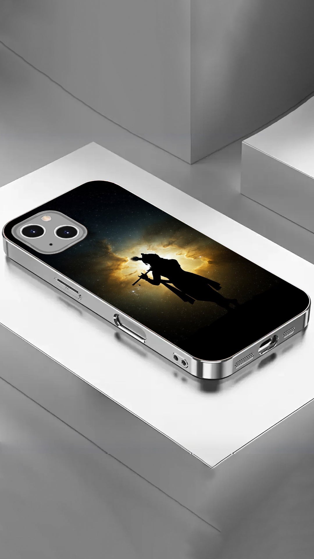 Celestial Krishna Silhouette Case