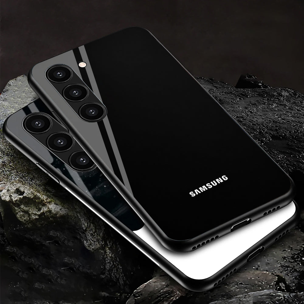 Galaxy S Series - Classic Grid Matte Black Case