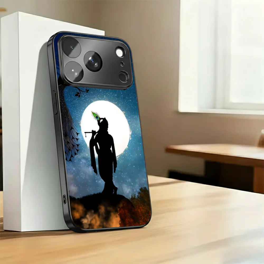 Divine Krishna Silhouette Case