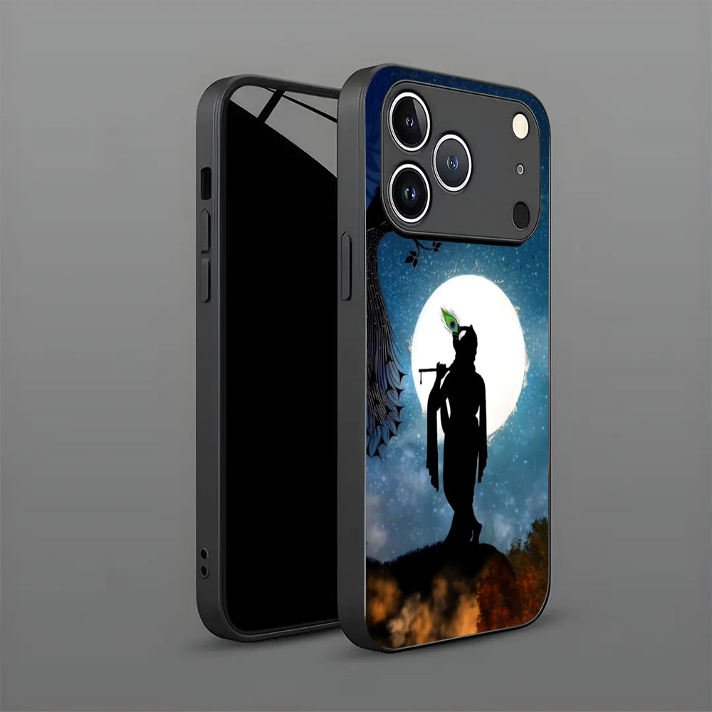 Divine Krishna Silhouette Case
