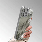 Luxurious Mosaic Metal Pattern Glass Case
