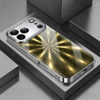 Golden Metallic Radial Patterned Case