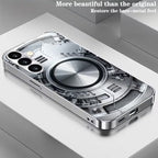Mechanical Metal Ring Pattern Case