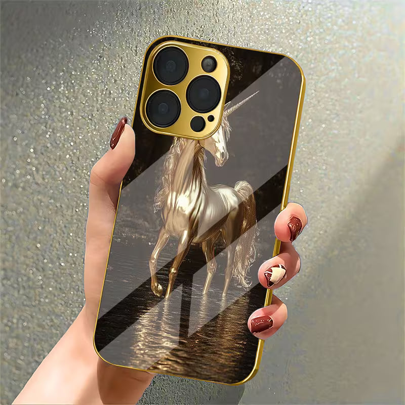 Luxury Glass Case with Lens Protection